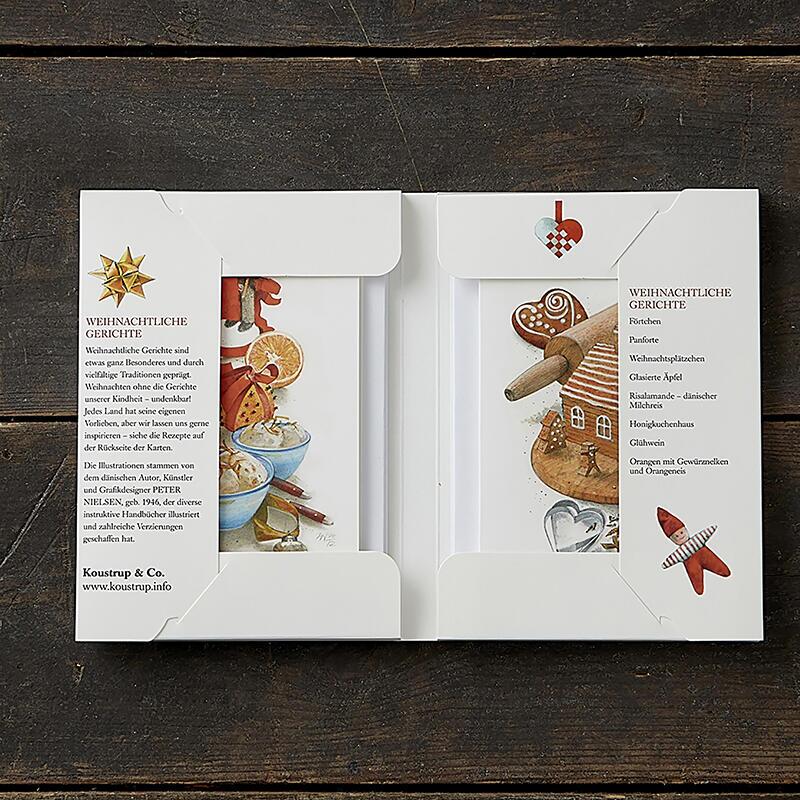 So schmeckt Weihnachten – Grußkarten 8er Set mit Umschlägen