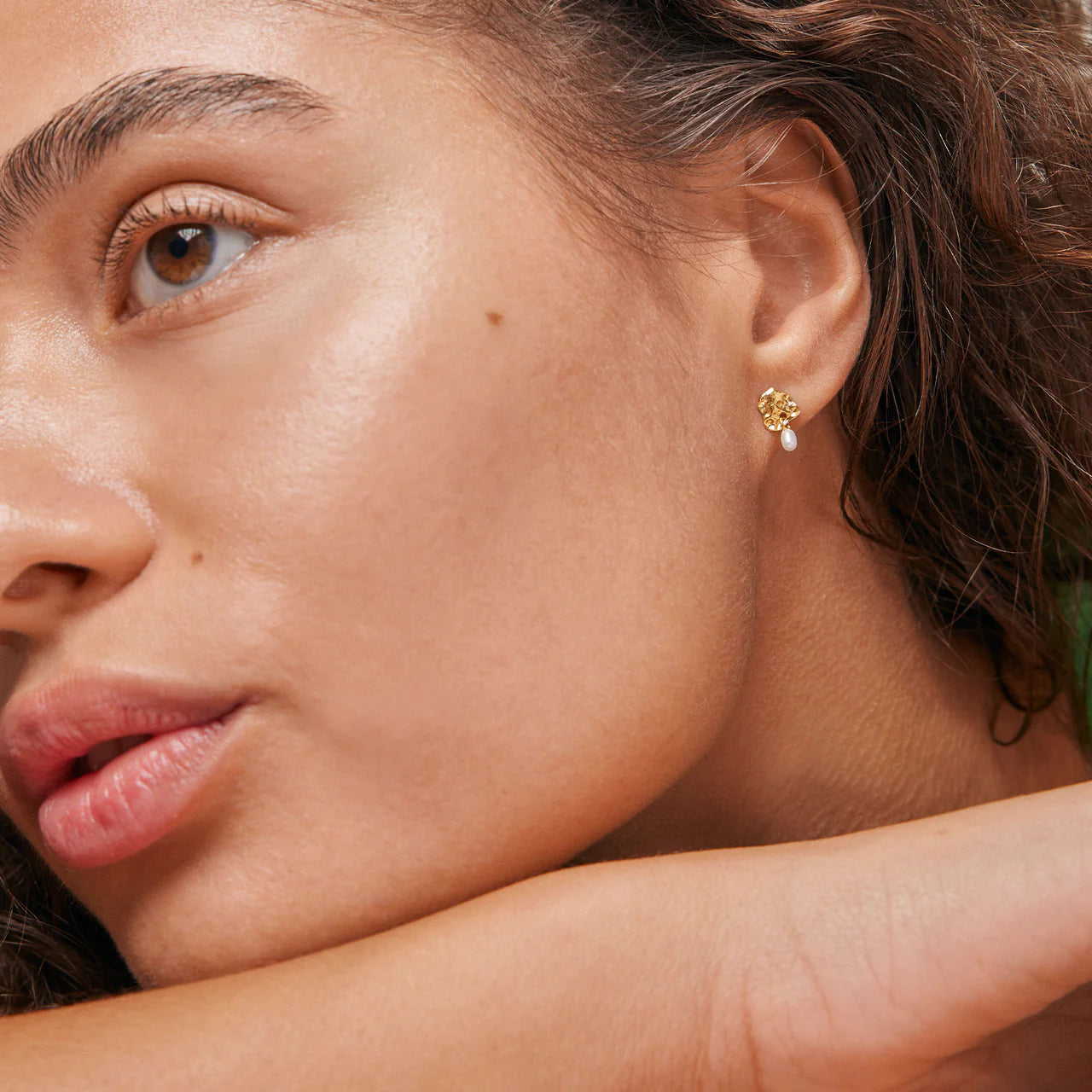 Ohrstecker Mio Pearl - gold