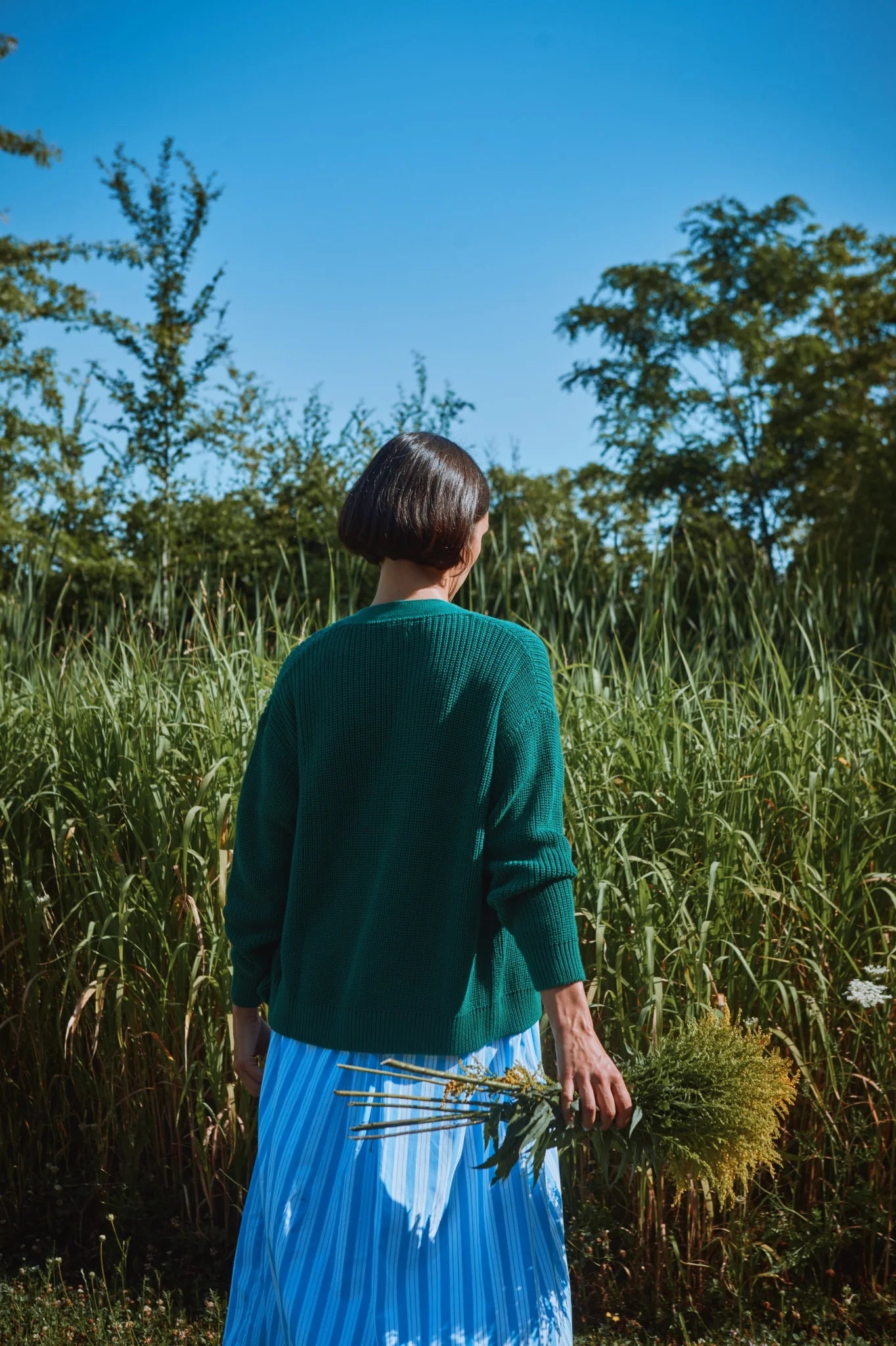 Cardigan Mate - Grasgrün