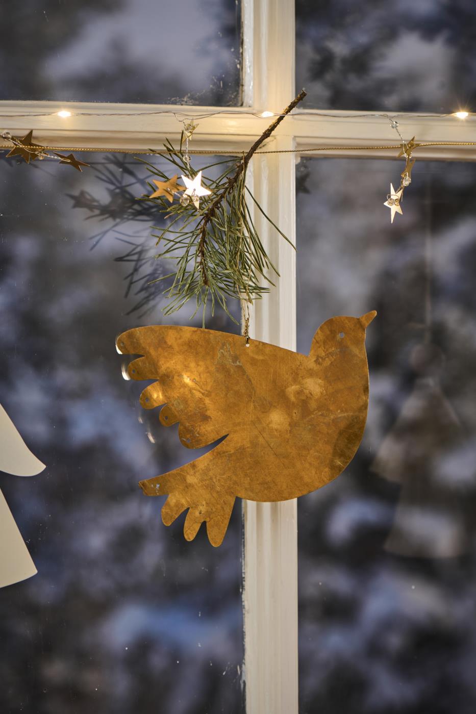 Vogelanhänger Gloria aus Metall