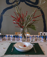 Tischdecke Skifahrer - 147 x 250 cm