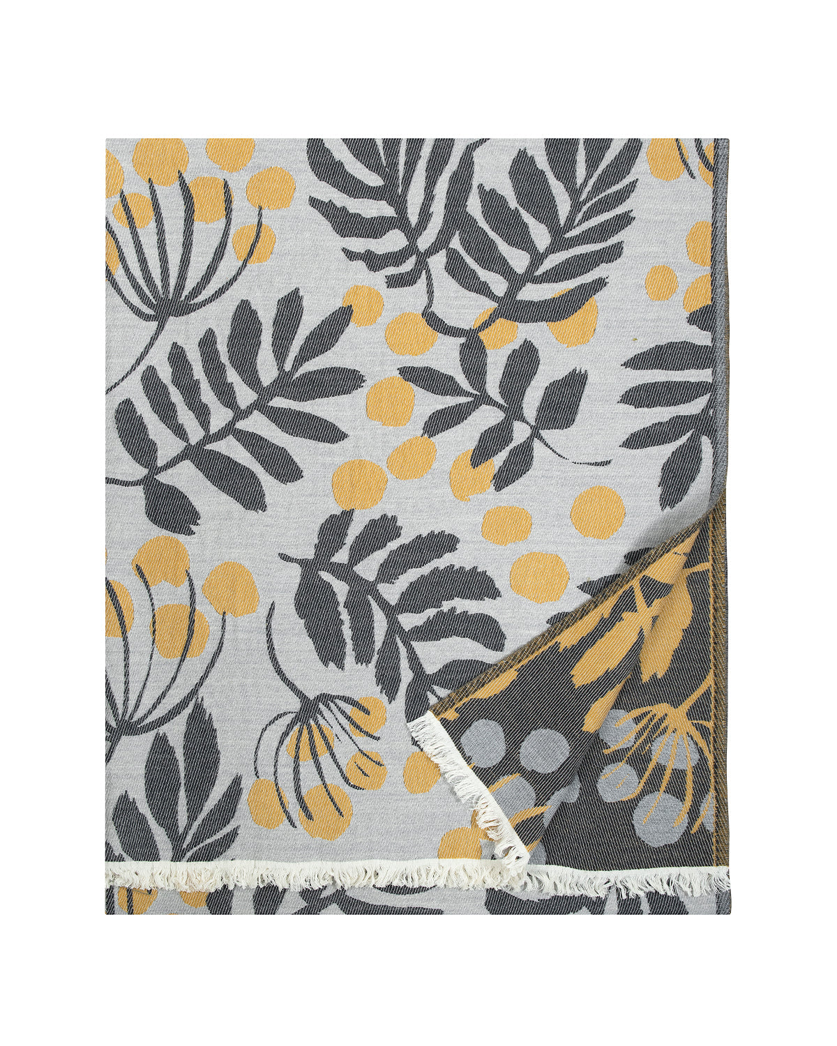 Wolldecke Pihapuu - grey-honey-black