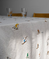 Tischdecke Skifahrer - 147 x 250 cm