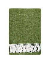Wolldecke Arvo - white-olive