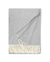 Wolldecke Lepo - white-grey (135 x 180 cm)