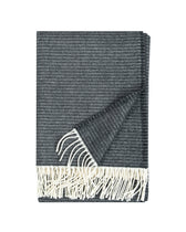 Wolldecke Lepo - white-black