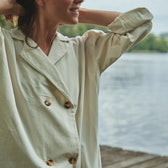 Jacke Marguerite Toile Épaisse Almond Milk