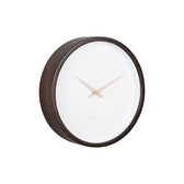 Karlsson Wanduhr Ancho Holz Braun – Schrägansicht