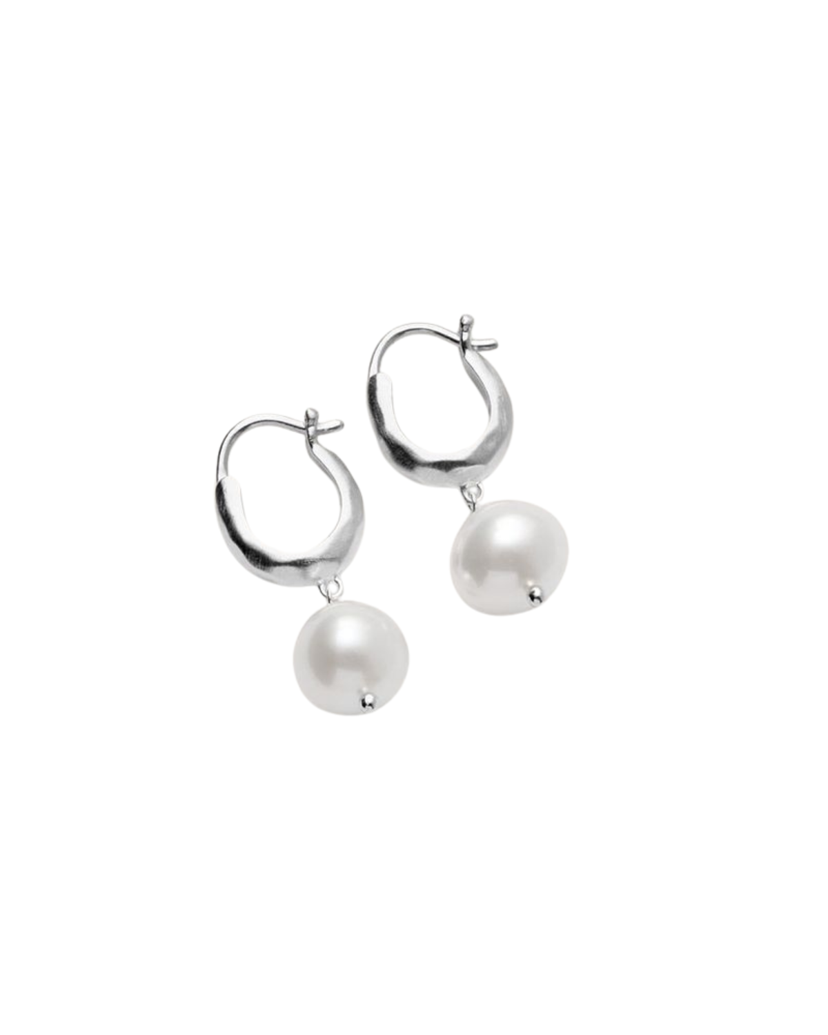 Pearl Blossom Ohrringe – silber