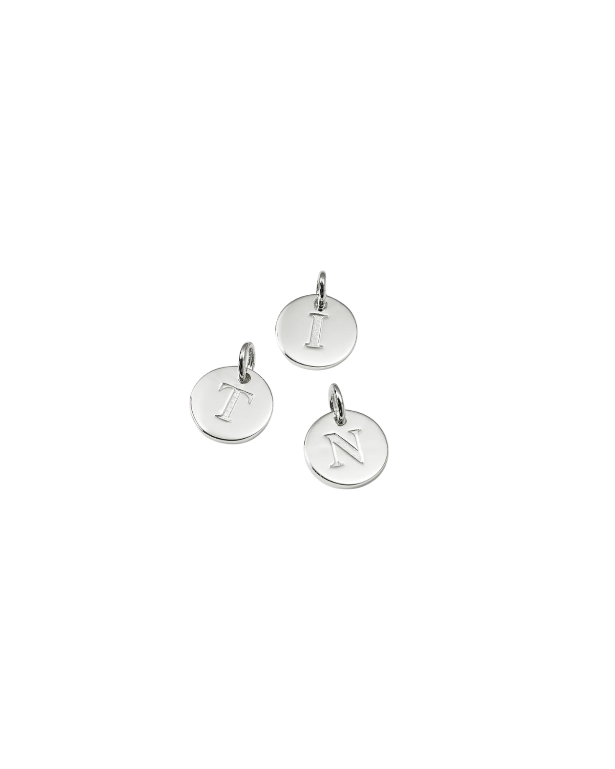Anhänger Mini-Buchstabe - silber
