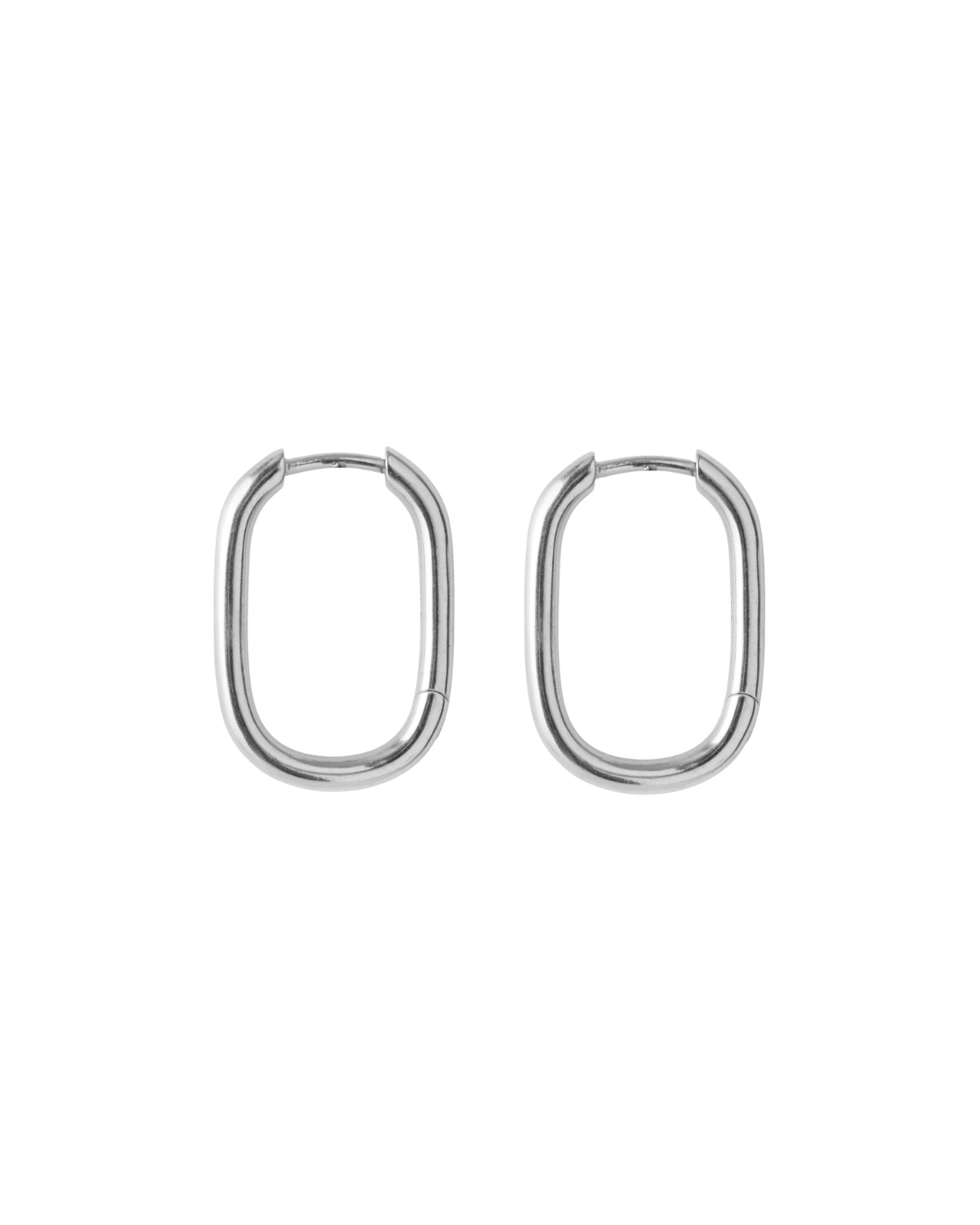 Ohrringe Soft Edge - silber