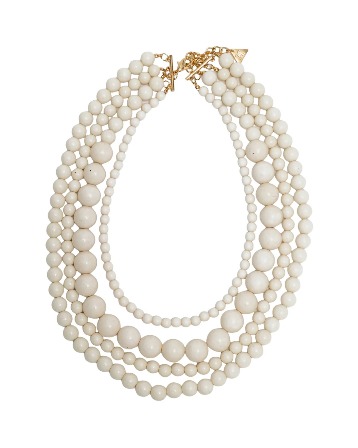 Halskette Alma Pearl - Bone