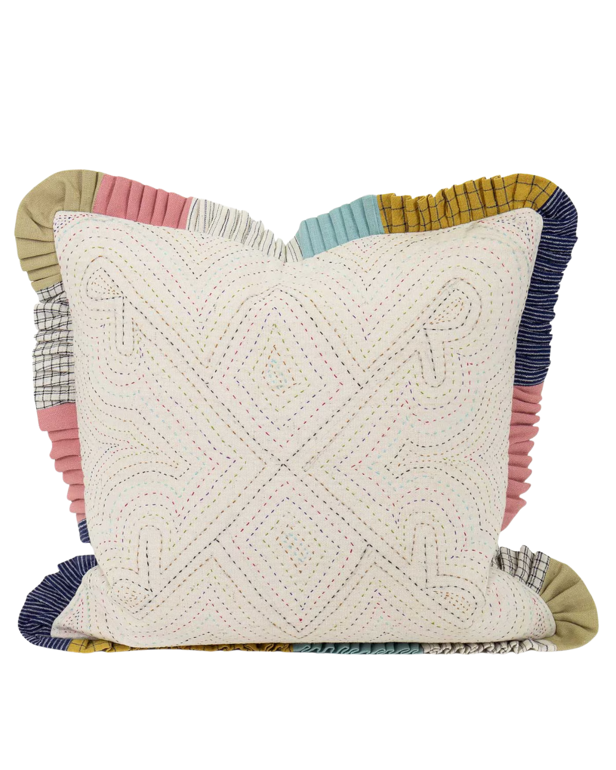 Kissenbezug PATCH FLOUNCE (40 x 40 cm)