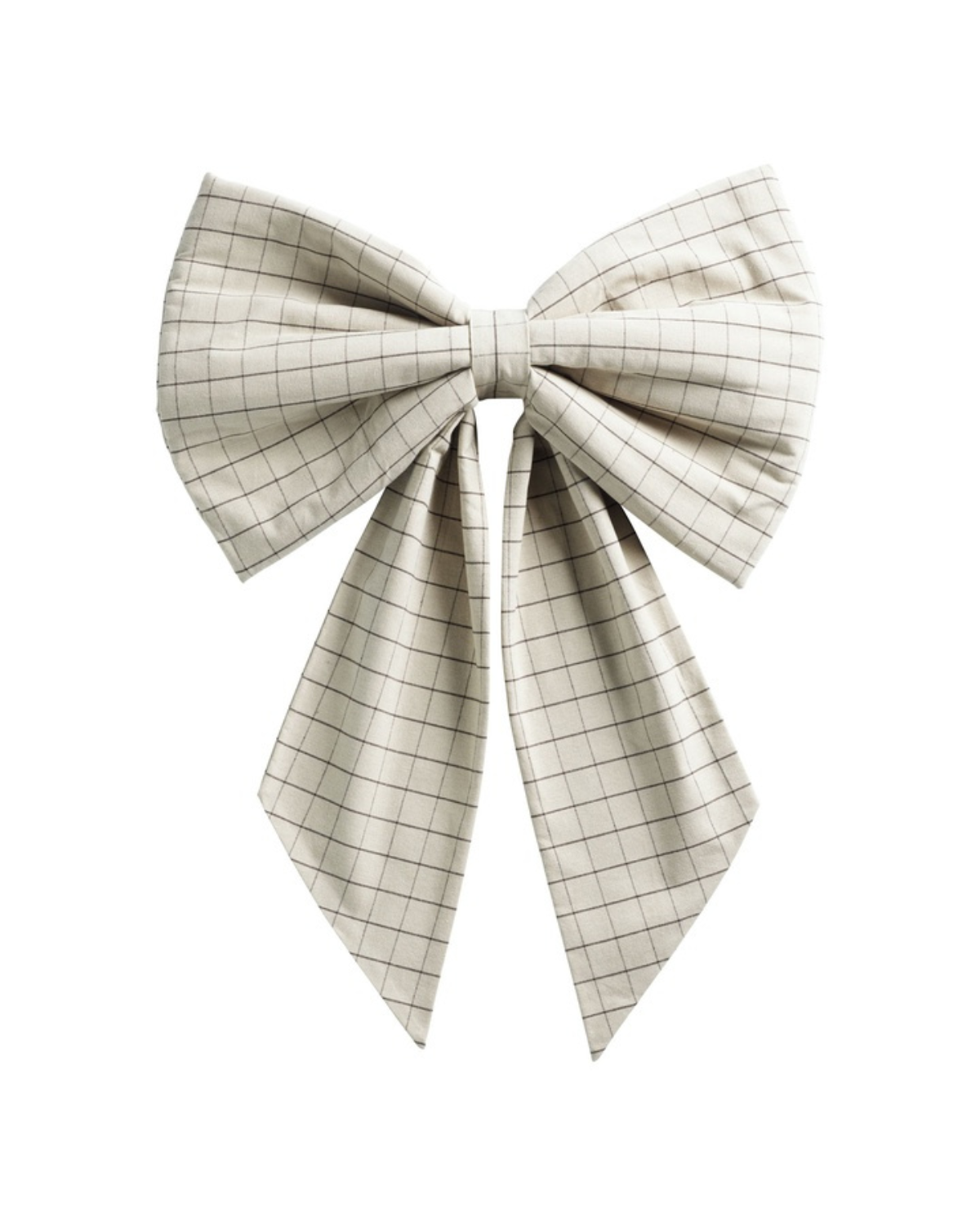 Weihnachts-Schleife / Christmas Bow - Linen - XL (60x40 cm)
