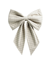 Weihnachts-Schleife / Christmas Bow - Linen - XL (60x40 cm)