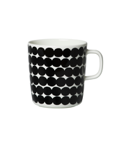 Große Tasse Oiva / Siirtolapuutarha - Schwarz / Weiß (400 ml)