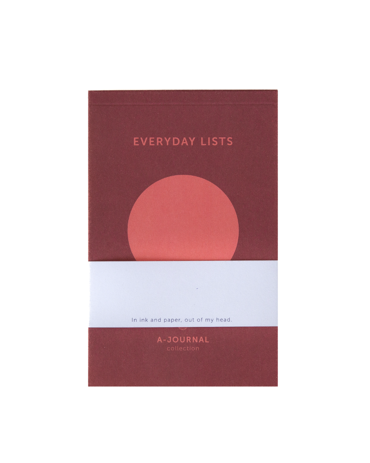 Notizblock Everyday List - Kreis Koralle