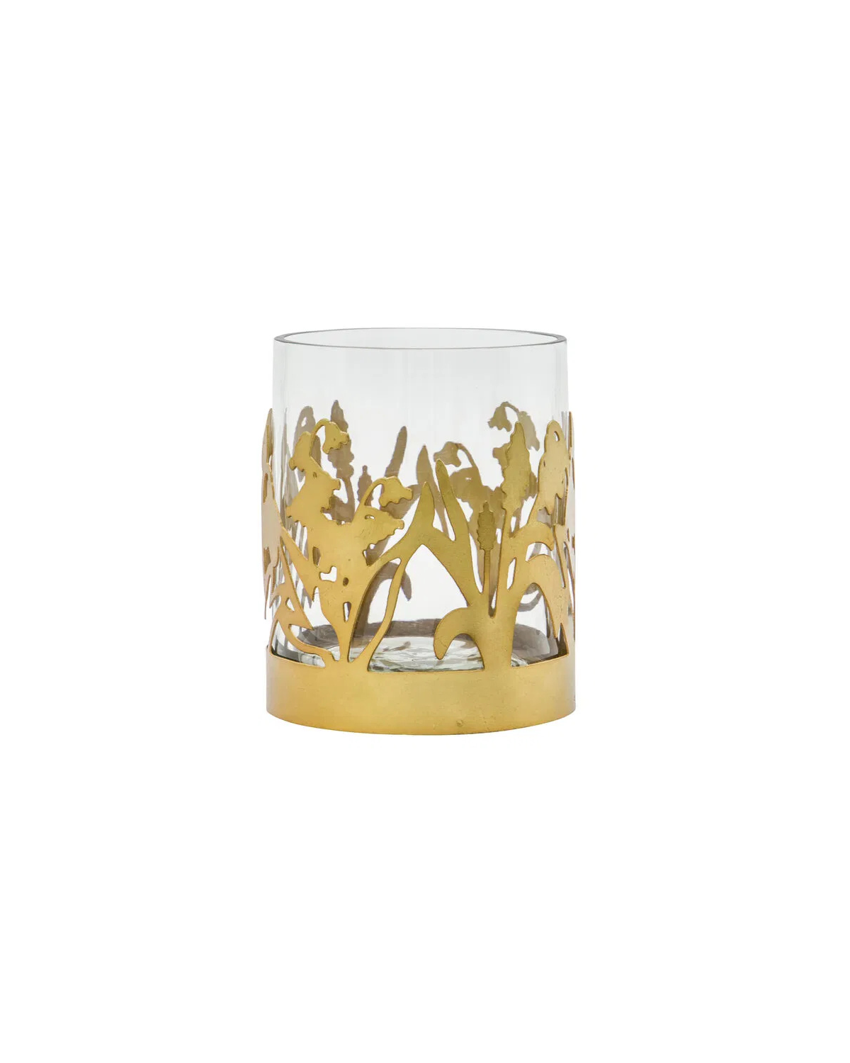 Teelichthalter Lily – Messing