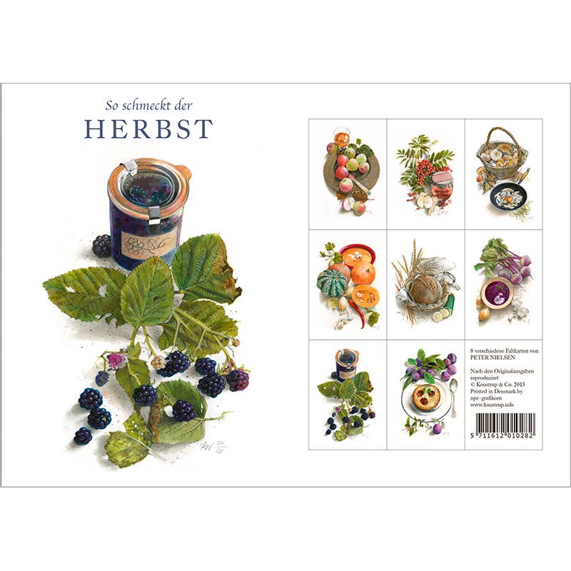 Kartenordner So schmeckt der Herbst – 8 Rezeptkarten mit Umschlägen