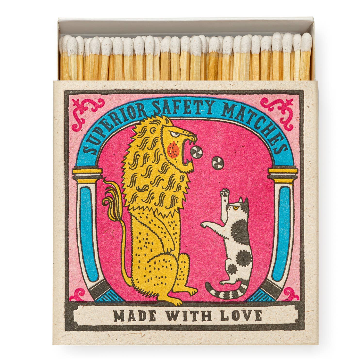 Big Cat Little Cat | Quadratische Sicherheitsstreichhölzer