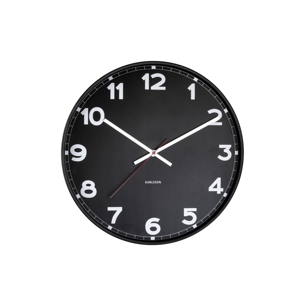Wanduhr New Classic Medium - Schwarz