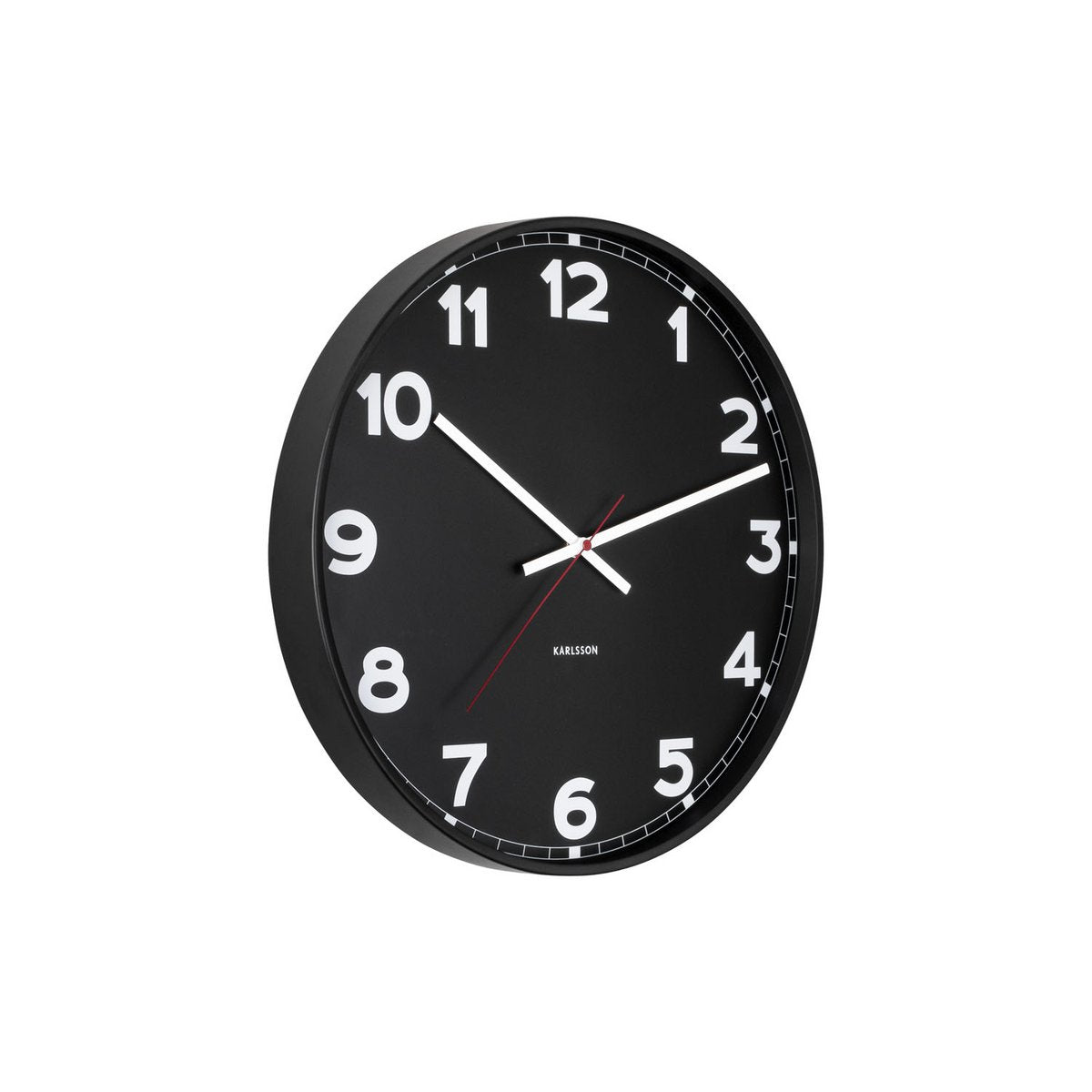 Wanduhr New Classic Medium - Schwarz