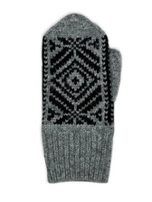 Horndal Gestrickter Fäustling grau