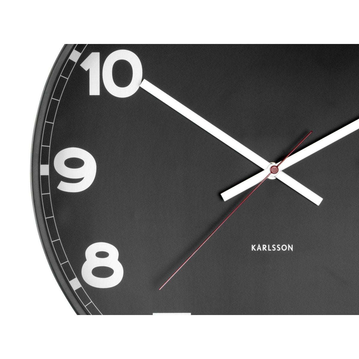 Wanduhr New Classic Medium - Schwarz