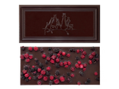 Mumin-Schokolade Mumintroll – Zartbitterschokolade mit Preiselbeeren und Heidelbeeren 70 g