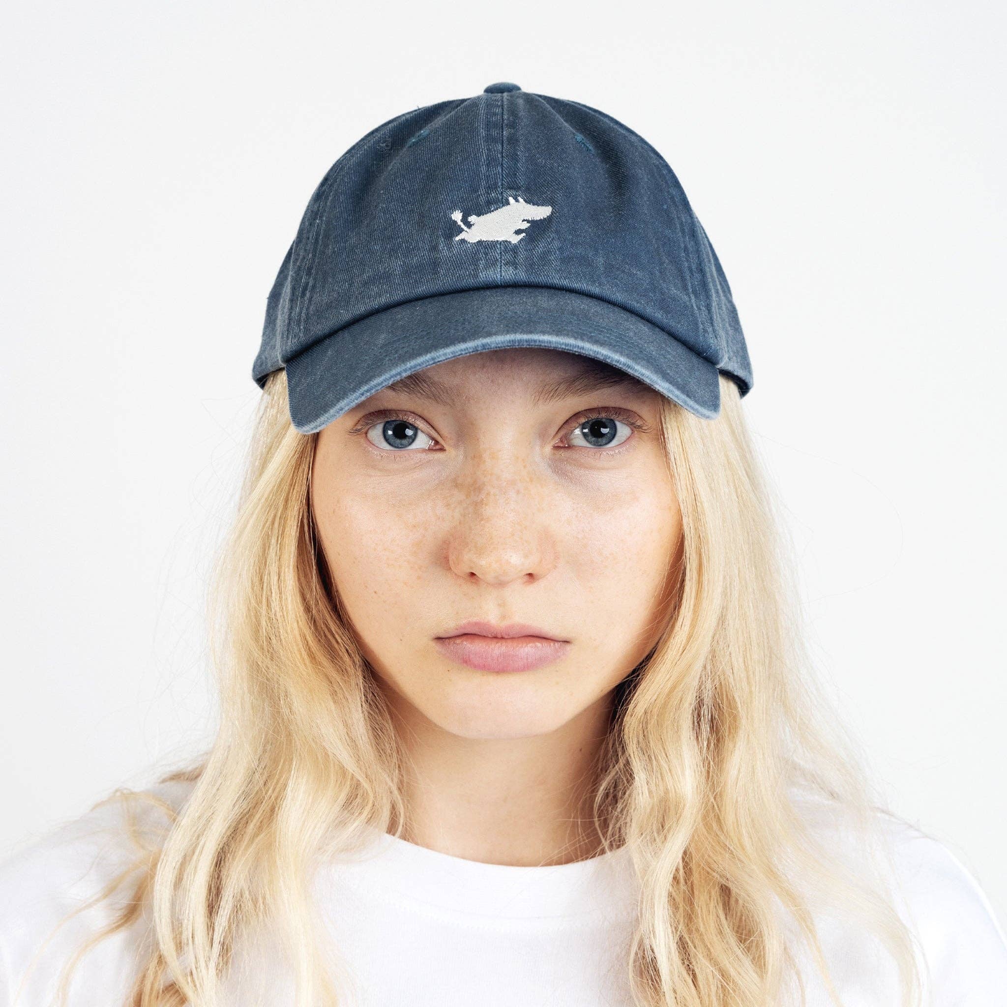 Gewaschene Denim-Cap - Moomin Classics Navy