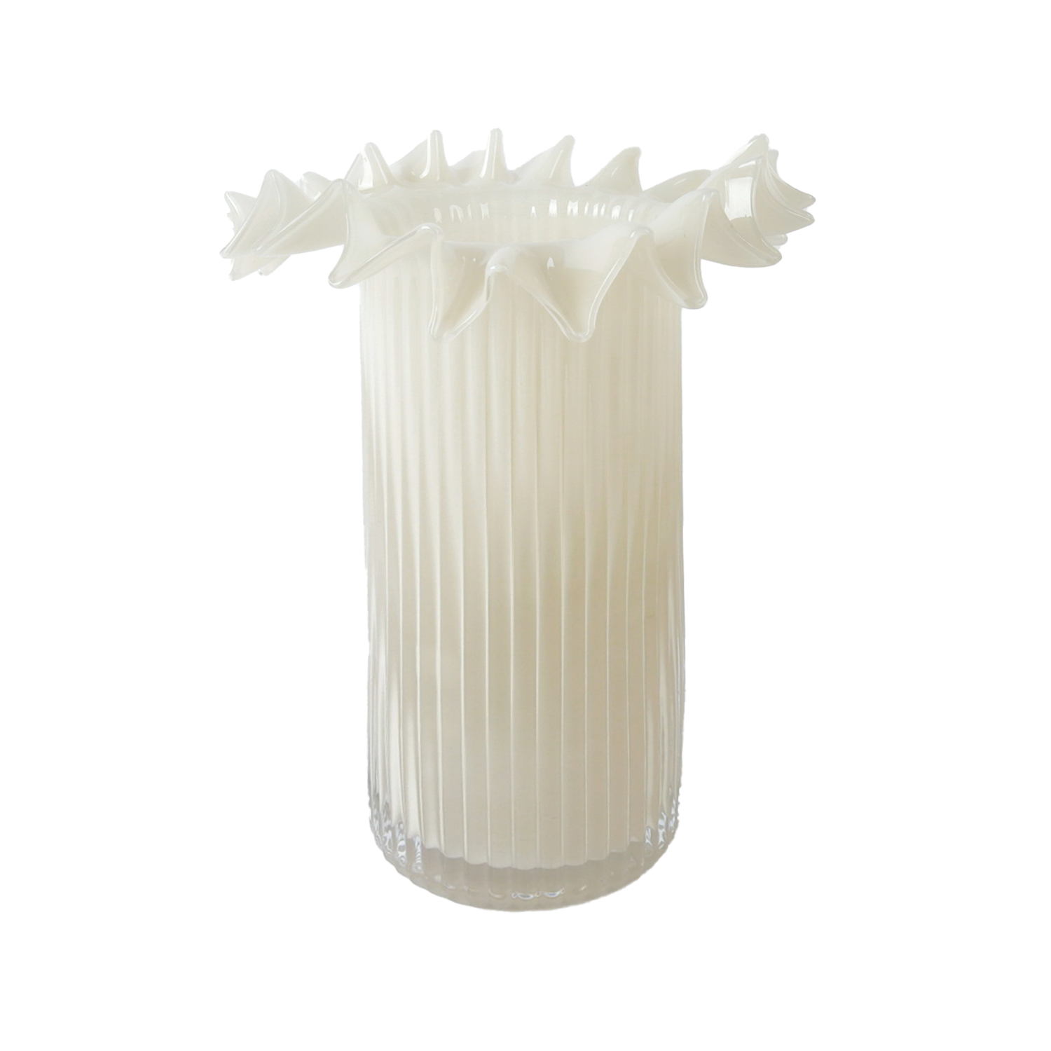 Große Vase Froufrou - beige