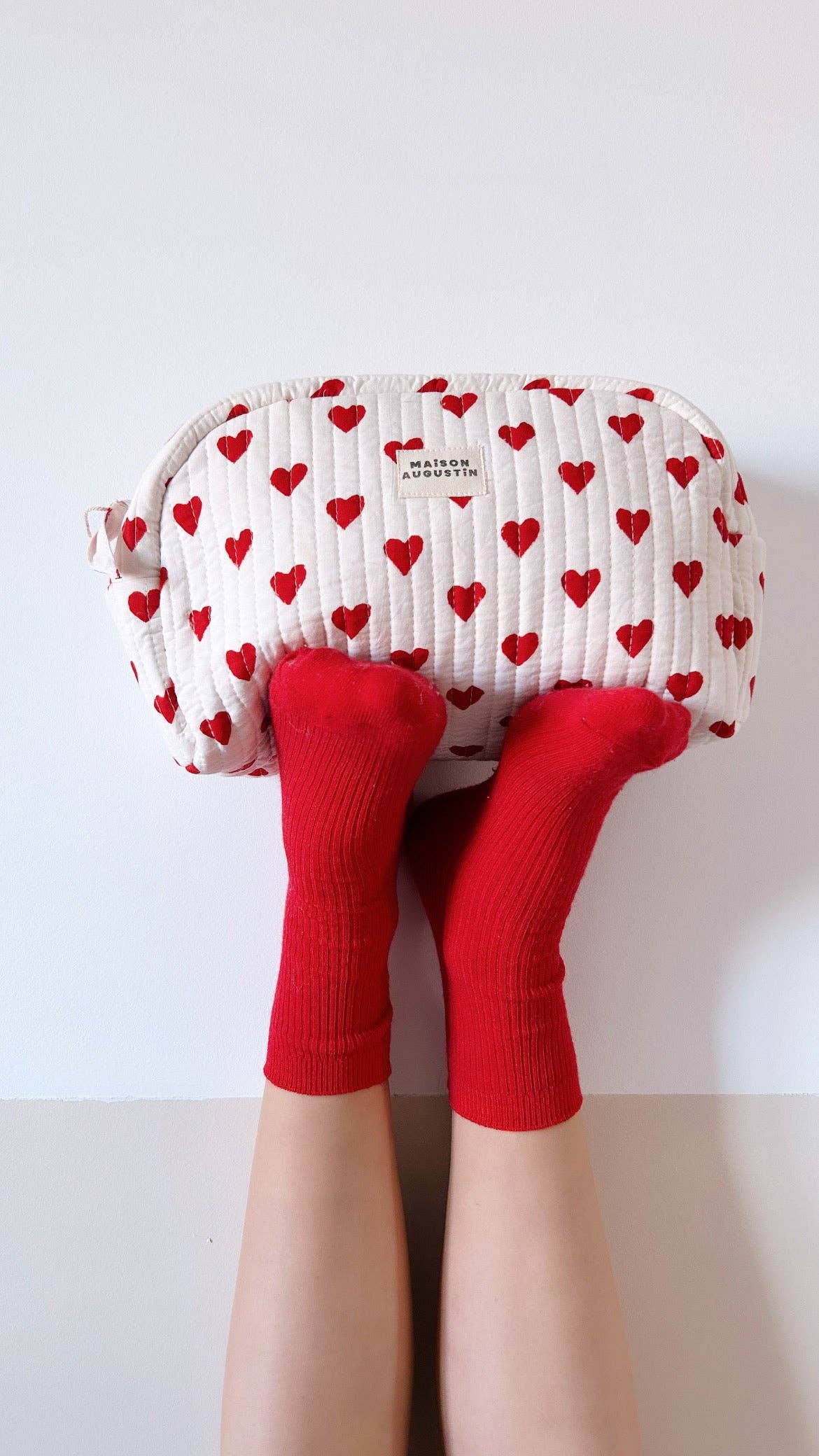 Tasche Love - Rot/Weiß