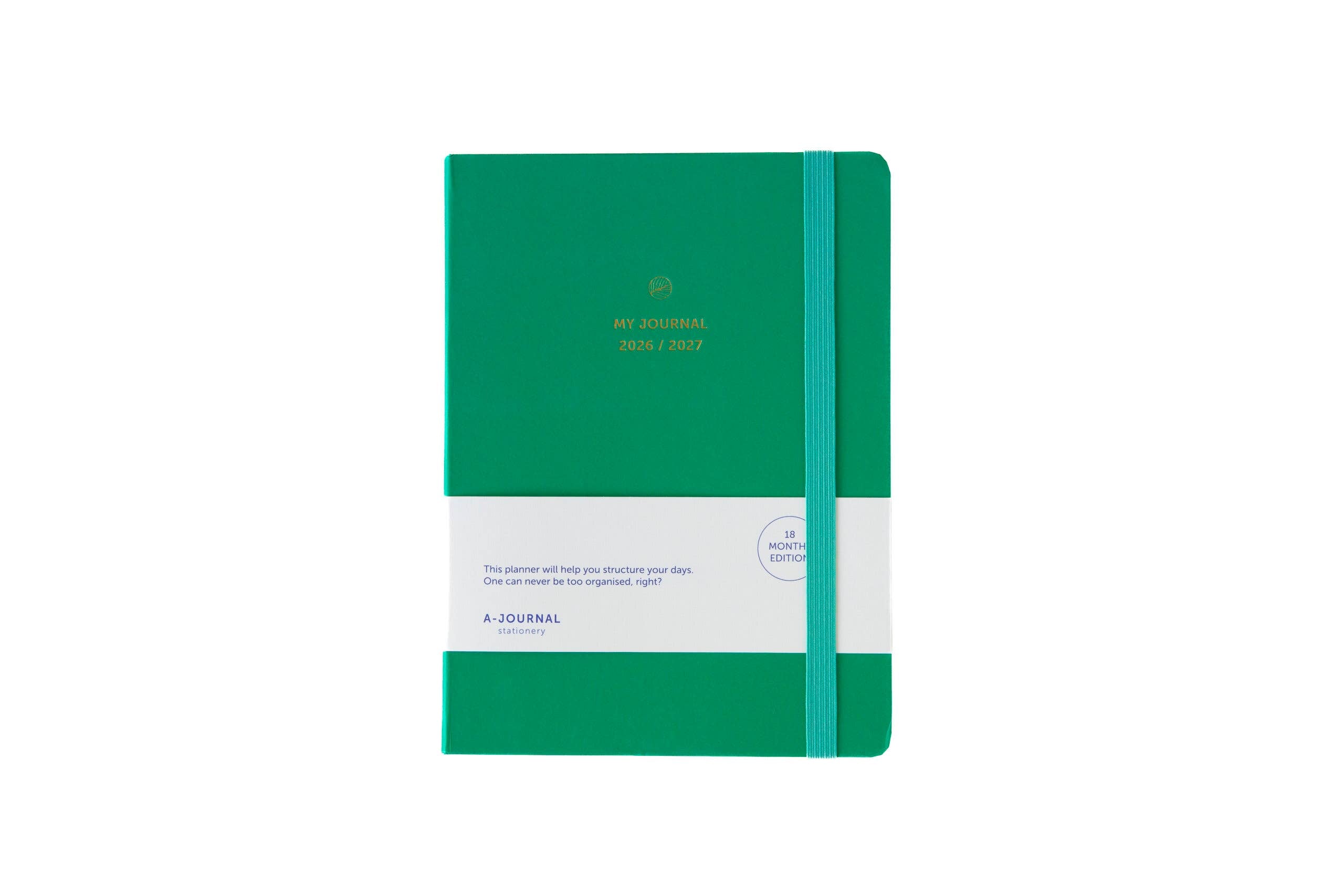 My Journal 18‑Monats‑Kalender 2026–2027 - Smaragdgrün