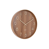Wanduhr Pure Medium - Braun