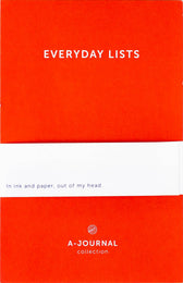 Notizblock Everyday List – Rot