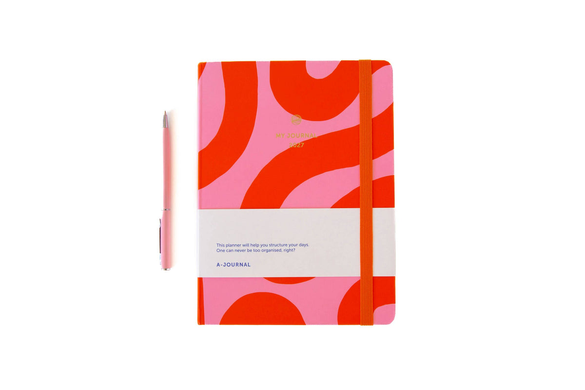 Journal Planer 2027 – Flow Pink/Rot