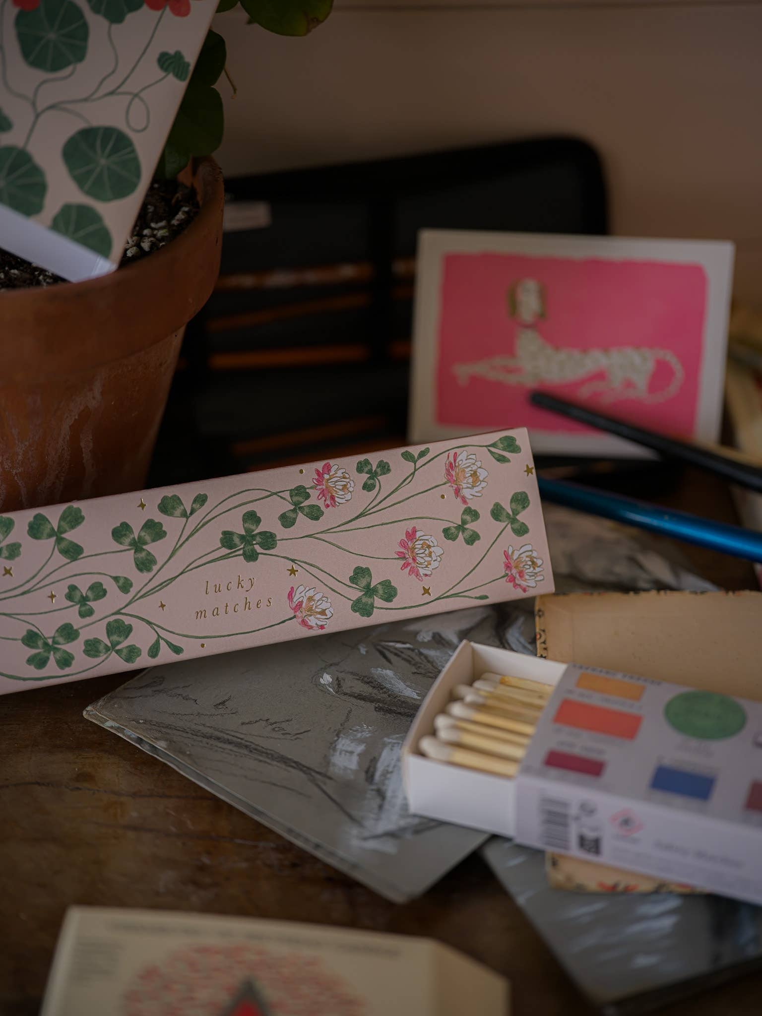 Glücksklee  | Lange Sicherheitsstreichhölzer