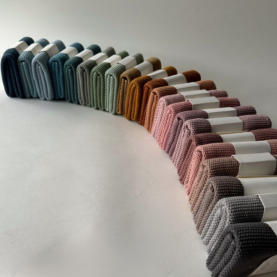 Gestricktes Küchentuch 40 x 50 cm - Zartes Grün