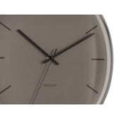 Wanduhr Nirvana Globe - Grau