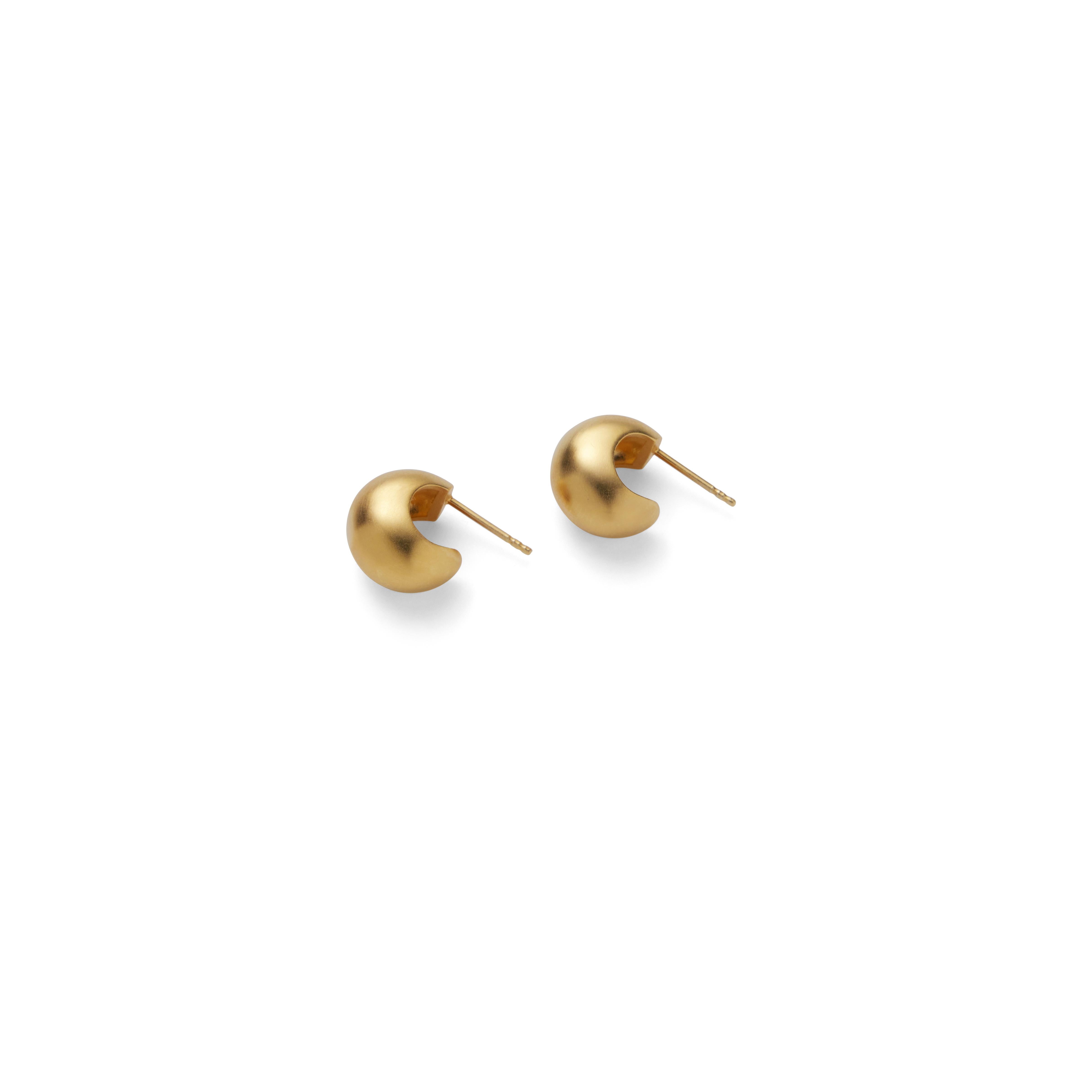 Echo Hoops Small  - gold
