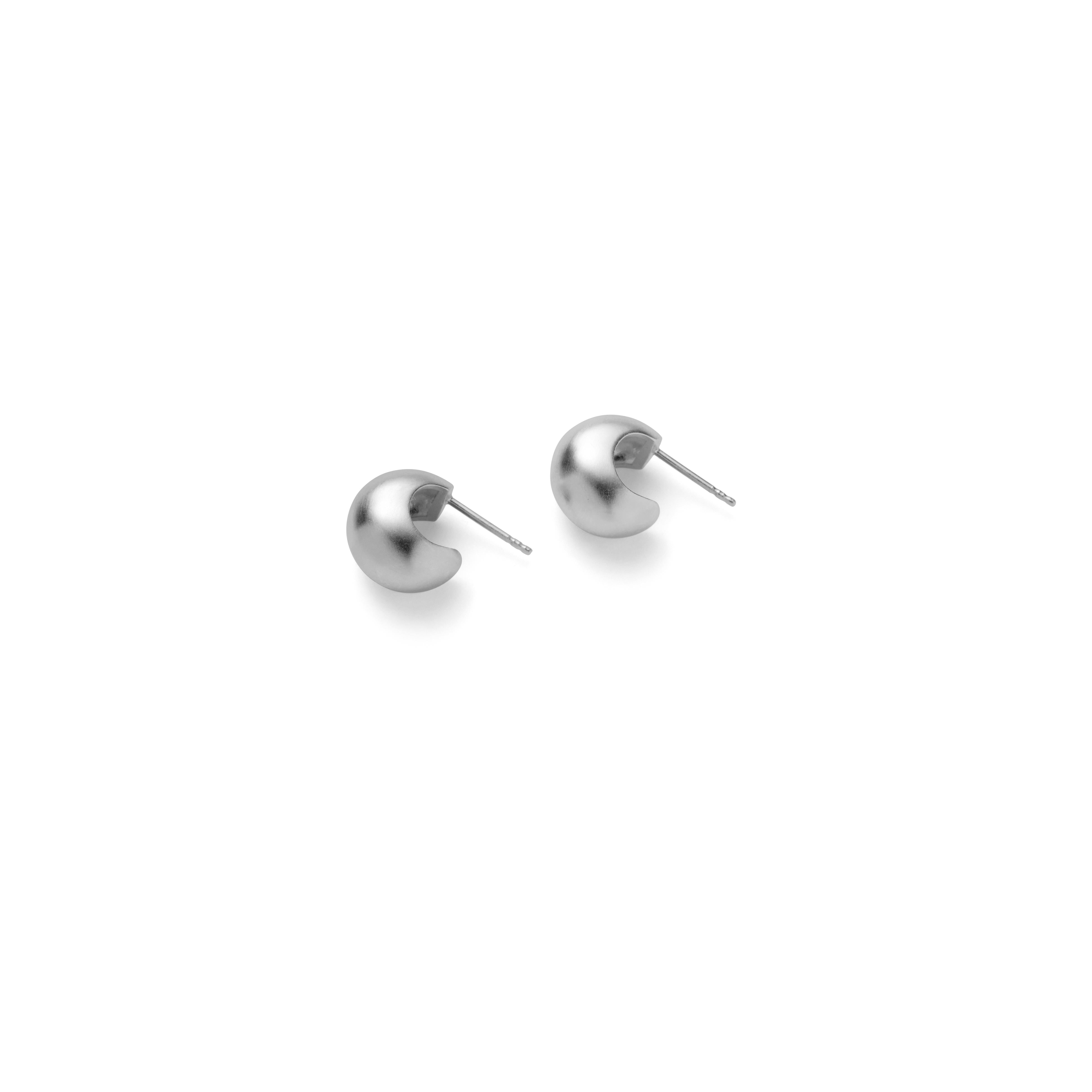 Echo Hoops Small - silber