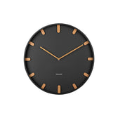 Wanduhr Grace - Schwarz