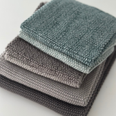 Gestricktes Küchentuch 40 x 50 cm - Flintgrau