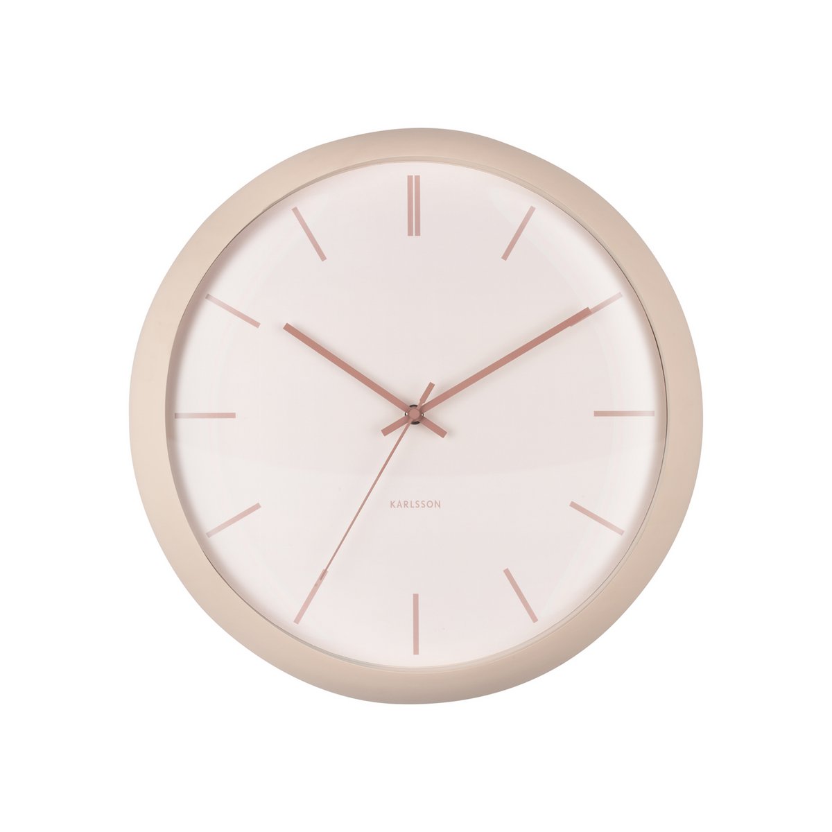 Wanduhr Nirvana Globe - Sandbraun