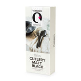 Besteck-Set 18 Teile mattschwarz