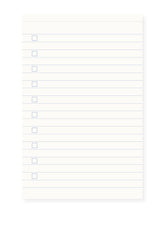 Notizblock Everyday List - Kreis Koralle