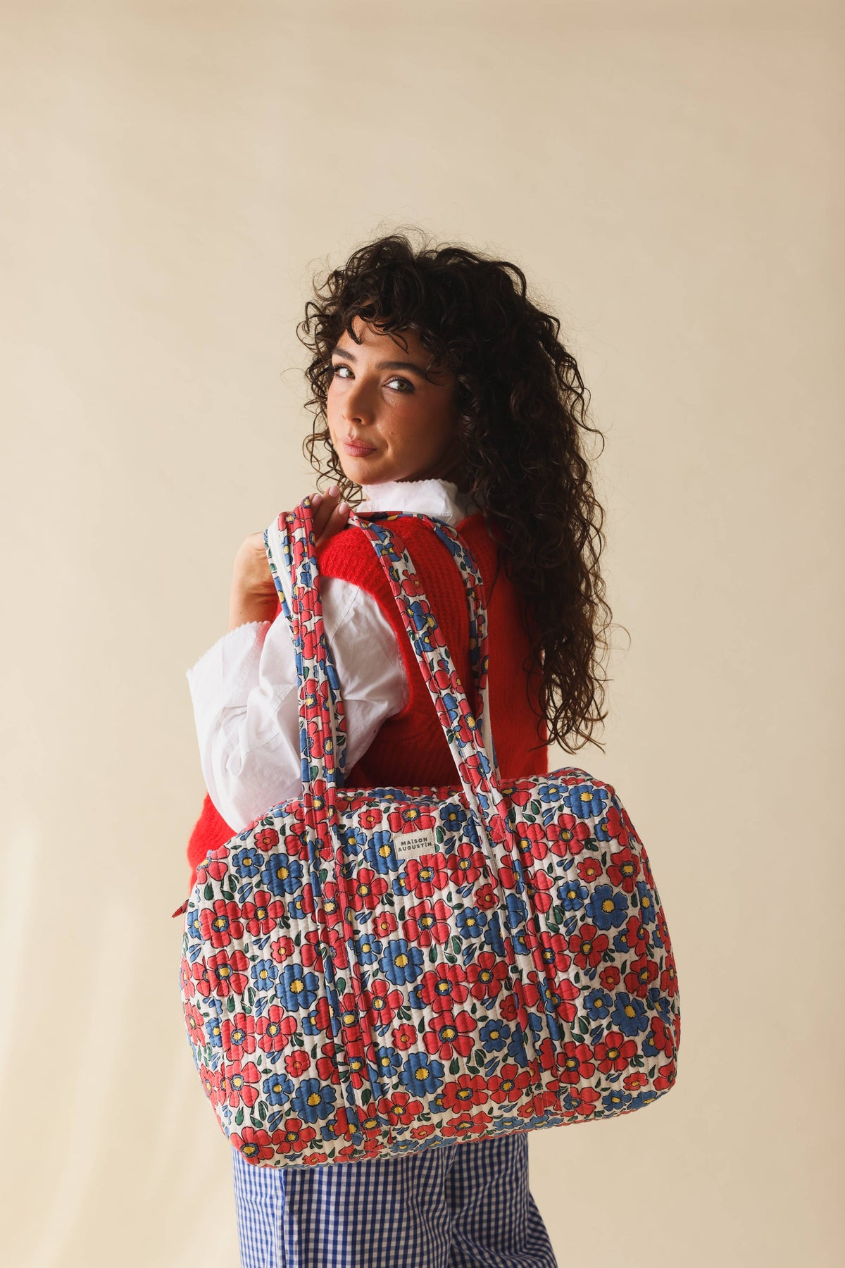Wochenendtasche Flore - Koralle