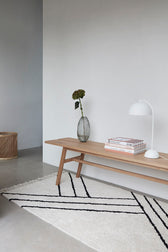 Vase Ripple - Grau