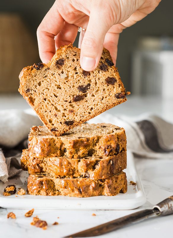 Bananenbrot. Back dich glücklich