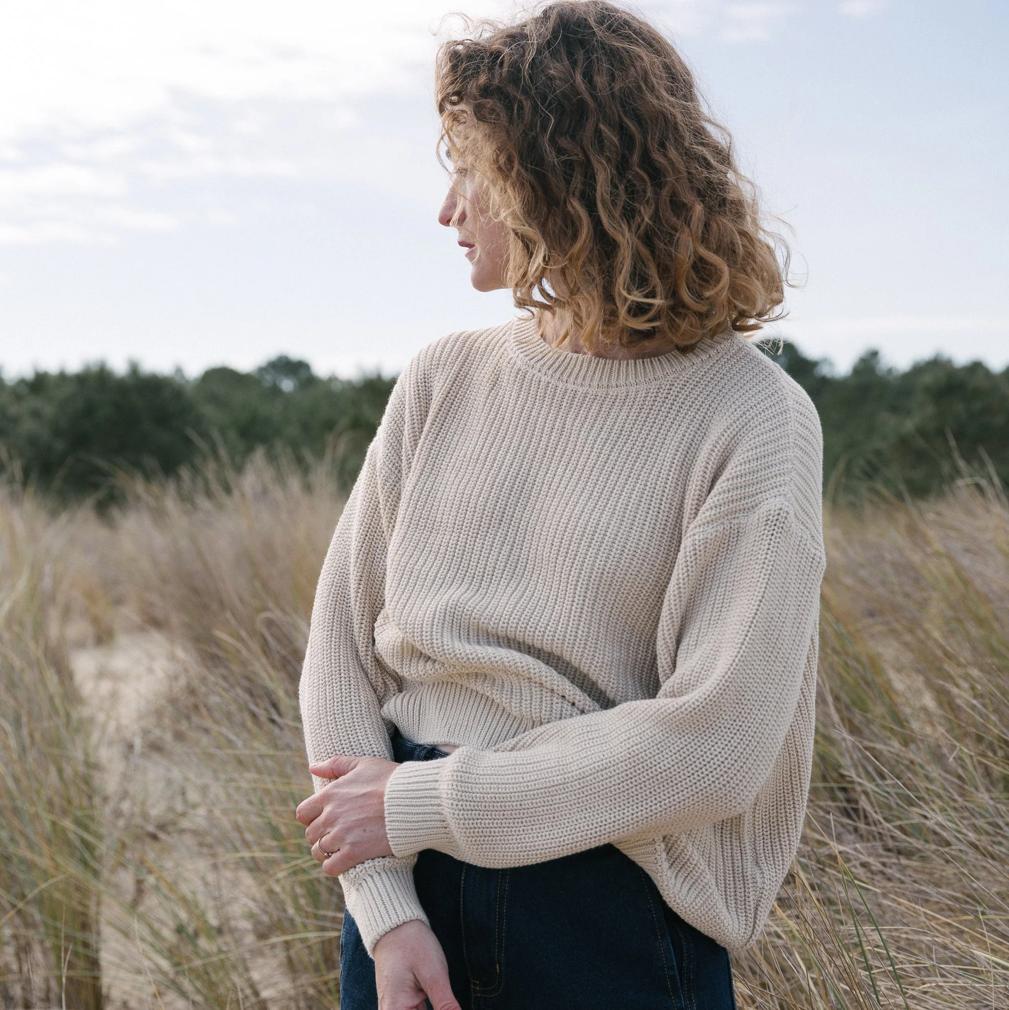 Pullover Pissenlit - Almond Milk